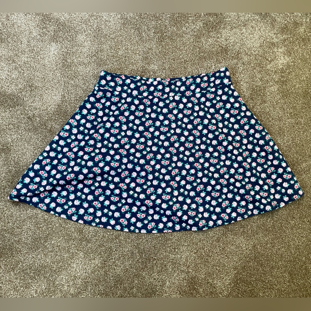 Charlotte Russe XL Floral Mini Skater skirt